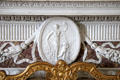 Detail of Italian chimney piece in drawing room at Fyvie Castle. Turriff, Scotland.