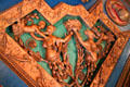Sculptures of dining room ceiling at Brodie Castle. Brodie, Scotland