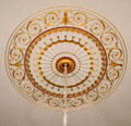 William Adam ceiling in great drawing room at Duff House. Banff, Scotland.