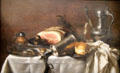 Still Life painting by Pieter Claesz at Bristol Museum & Art Gallery. Bristol, England.
