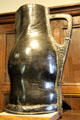 English blackjack a leather drink pitcher used in pubs at Broadway Museum & Art Gallery. Broadway, England
