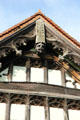 Verge carvings on half-timber gable at Wightwick Manor. Wolverhampton, England.