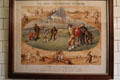 Tobacco poster mocking Balfour & Parliamentarians playing golf at Wightwick Manor. Wolverhampton, England.