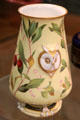 Porcelain vase with owls' head & claws by Christopher Dresser made by Minton & Co of Stoke-on-Trent at Ashmolean Museum. Oxford, England.