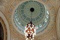 Interior of dome at Belfast City Hall. Belfast, Northern Ireland.