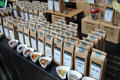 Tea stand at St George's Market. Belfast, Northern Ireland.