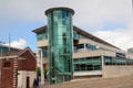 1 Lanyon Quay near Waterfront Hall. Belfast, Northern Ireland.