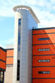 Modern architecture at redeveloped Titanic Quarter. Belfast, Northern Ireland.