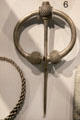 Silver thistle brooch from Sligo at Ulster Museum. Belfast, Northern Ireland.