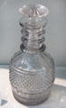 Glass decanter by Waterford at Ulster Museum. Belfast, Northern Ireland.