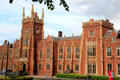 Details of Lanyon Building at Queen's University Belfast. Belfast, Northern Ireland