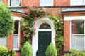 Queen's Quarter neighborhood streetscape. Belfast, Northern Ireland.