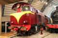 NIR Hunslet diesel locomotive no. 102 'Falcon' at Ulster Transport Museum. Belfast, Northern Ireland.