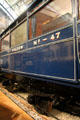 Great Northern Railway Ireland private Director's Saloon no. 47 at Ulster Transport Museum. Belfast, Northern Ireland.