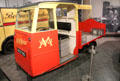 Battery-electric Co-op Milk float at Ulster Transport Museum. Belfast, Northern Ireland.
