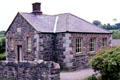 Stone schoolhouse at Ulster Folk & Transport Museum. Northern Ireland.