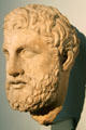 Portrait head perhaps an ancestor of Mausollos from Mausoleum at Halikarnassos Bodrum, Turkey at British Museum. London, United Kingdom.