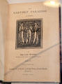 Earthly Paradise by William Morris with graphics by Edward Burne-Jones for Kelmscott Press a poem which made Morris famous at Morris Gallery. London, United Kingdom.