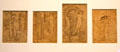 Pygmalion falls in love series of graphics by Edward Burne-Jones for printing for Kelmscott Press at Morris Gallery. London, United Kingdom.