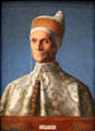 Venetian Doge Leonardo Loredan painting by Giovanni Bellini at National Gallery. London, United Kingdom