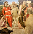 Entombment of Christ painting by Michelangelo at National Gallery. London, United Kingdom