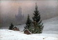 Winter Landscape with Christian themes painting by Caspar David Friedrich at National Gallery. London, United Kingdom