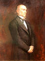 Prime Minister William Ewart Gladstone portrait by John Everett Millais at National Portrait Gallery. London, United Kingdom.