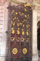 Gates on Burlington House site of Royal Academy of Arts. London, United Kingdom