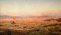 Florence from Bellosguardo painting by John Brett at Tate Britain. London, United Kingdom.