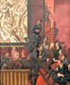 The Cinema painting by William Roberts at Tate Britain. London, United Kingdom.