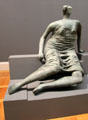 Draped Seated Woman bronze sculpture by Henry Moore at Tate Britain. London, United Kingdom.