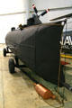 Model of Confederate submarine CSS H.L. Hunley as built in Mobile in 1863 at USS Alabama Battleship Memorial Park. Mobile, AL.