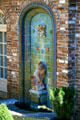 Niche in courtyard of Bellingrath House made of Rookwood Tiles. Theodore, AL.