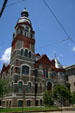 Pulaski County Courthouse entrance facade. Little Rock, AR.