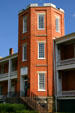 Octagonal tower of U.S. Arsenal building where General Douglas McArthur was born in 1880. Little Rock, AR.