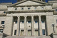 Main portico of Arkansas State Capitol. Little Rock, AR.