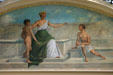 Mural of Spirit of Education by Paul Heerwagen in Arkansas State Capitol. Little Rock, AR.