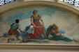 Mural of War by Paul Heerwagen in Arkansas State Capitol. Little Rock, AR.