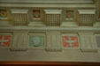Neoclassical details in former Supreme Court chamber in Arkansas State Capitol. Little Rock, AR.