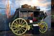 Stagecoach in Wells Fargo History Museum. Phoenix, AZ.