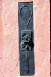 Camera Bolo art on Civic Center Plaza. Phoenix, AZ.