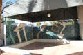 Courtyard sculptures at Tucson Museum of Art. Tucson, AZ.
