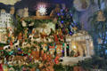 Manger detail of El Nacimiento at Tucson Museum of Art. Tucson, AZ.