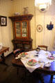 Victorian dining room furniture at Arizona History Museum. Tucson, AZ.
