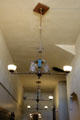 Hallway gas lamps at Tombstone Courthouse Museum. Tombstone, AZ.