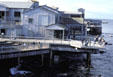 Monterey Bay Aquarium building & bay. Monterey, CA.