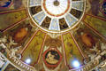 Elaborate domed ceiling of Biltmore Hotel. Los Angeles, CA.
