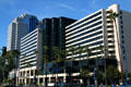 Renaissance Long Beach Hotel against Landmark Square. Long Beach, CA.