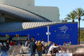 Aquarium of the Pacific derives design from ocean waves. Long Beach, CA.