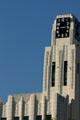 Bay City Guaranty Building Art Deco clock tower. Santa Monica, CA.